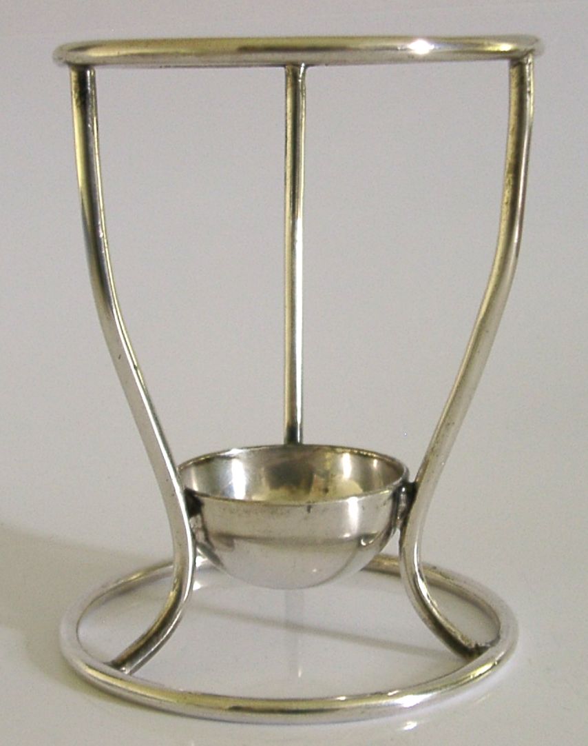 Porte-bouteille Hamilton d'époque en métal argenté, vers 1890, époque victorienne