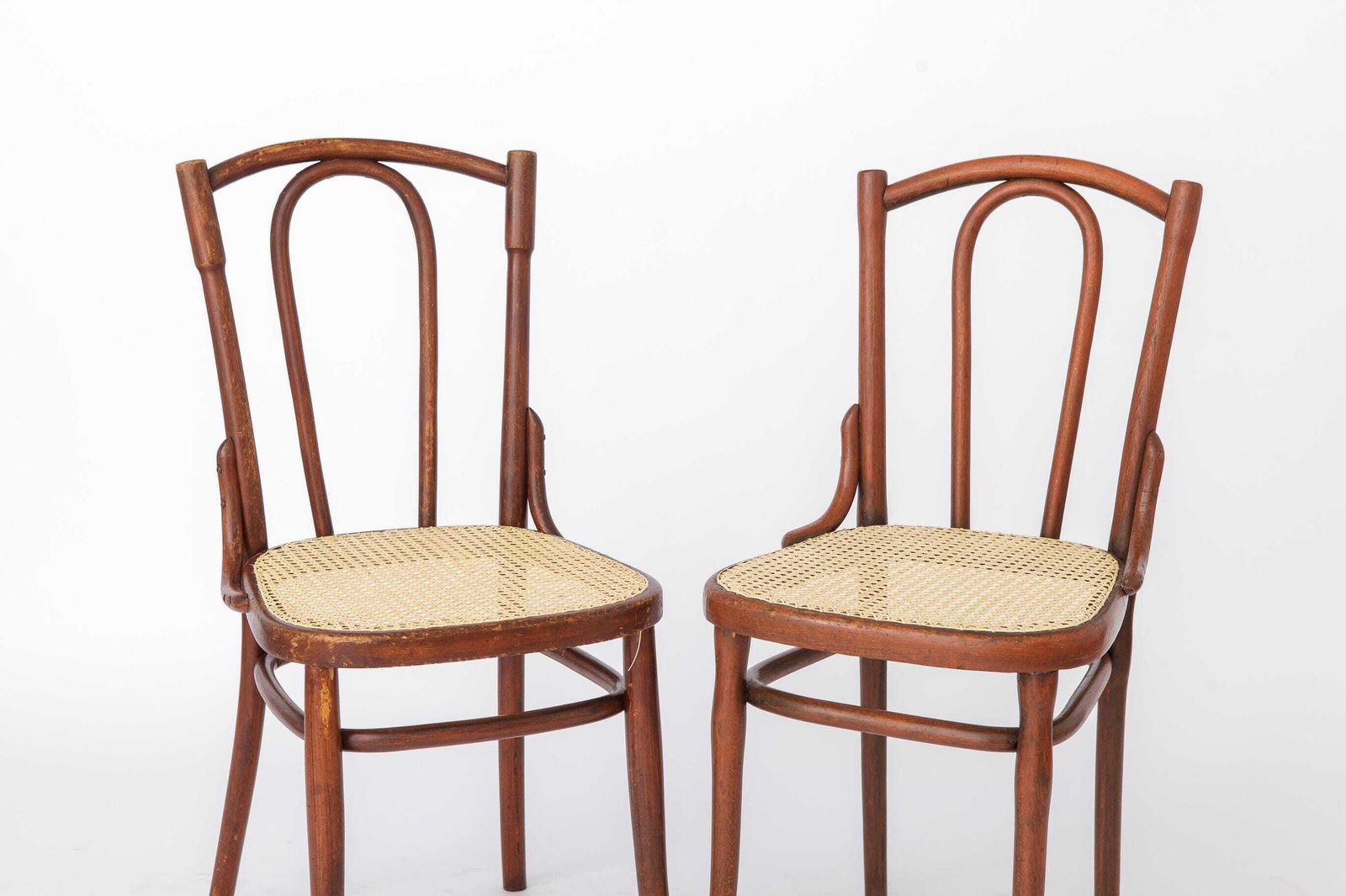 photo for sale Antieke buighouten stoel in de stijl van Thonet No. 56 | Oostenrijkse rotanstoel | jaren 1930
