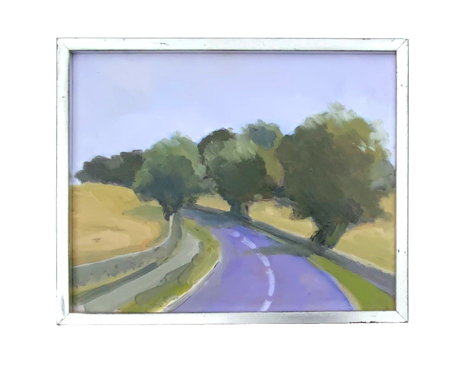 Yorkshire Landscape Olieverfschilderij Gesigneerd Door Kunstenaar R.Grinberg 2000s photo furniture