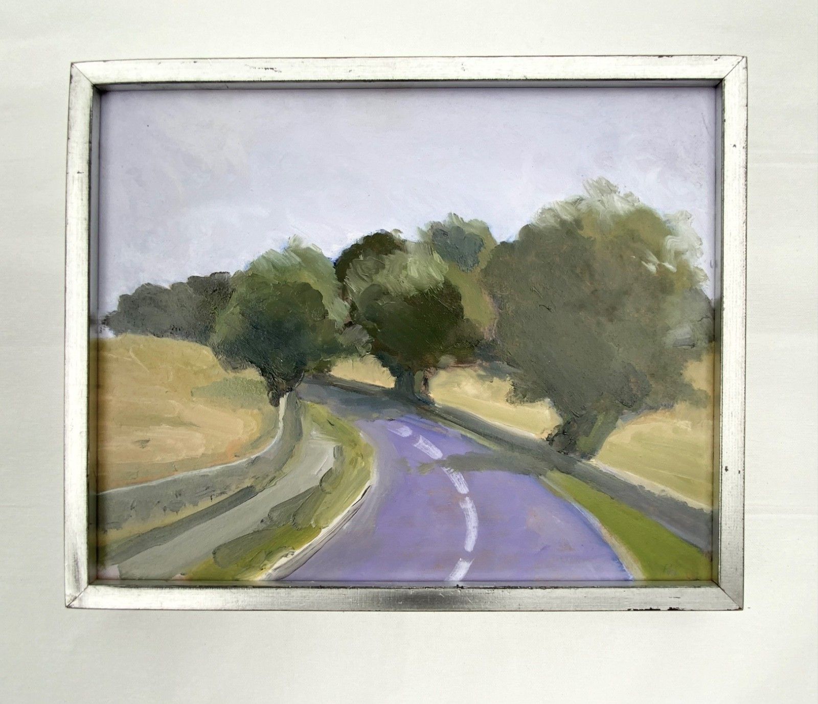 Yorkshire Landscape Olieverfschilderij Gesigneerd Door Kunstenaar R.Grinberg 2000s photo Kunst