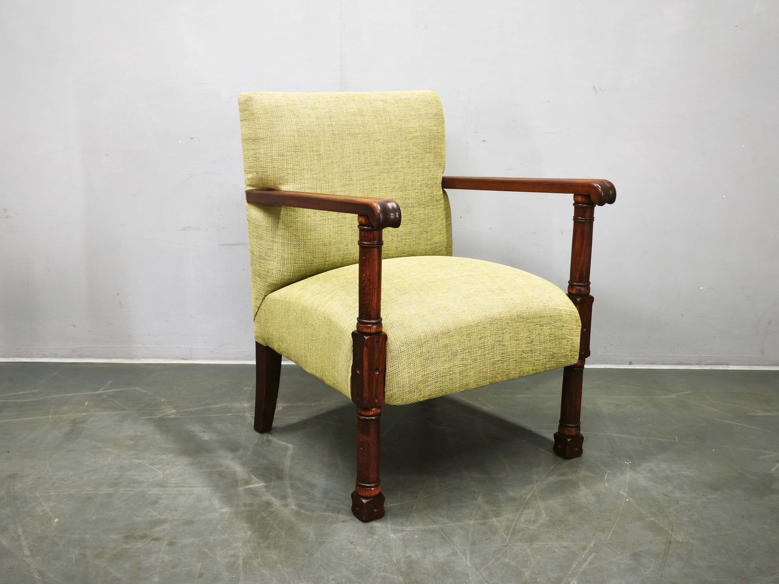 894.0 Art Deco Fauteuil in Beukenhout, Tsjechoslowakije, ca. 1935-1945 photo