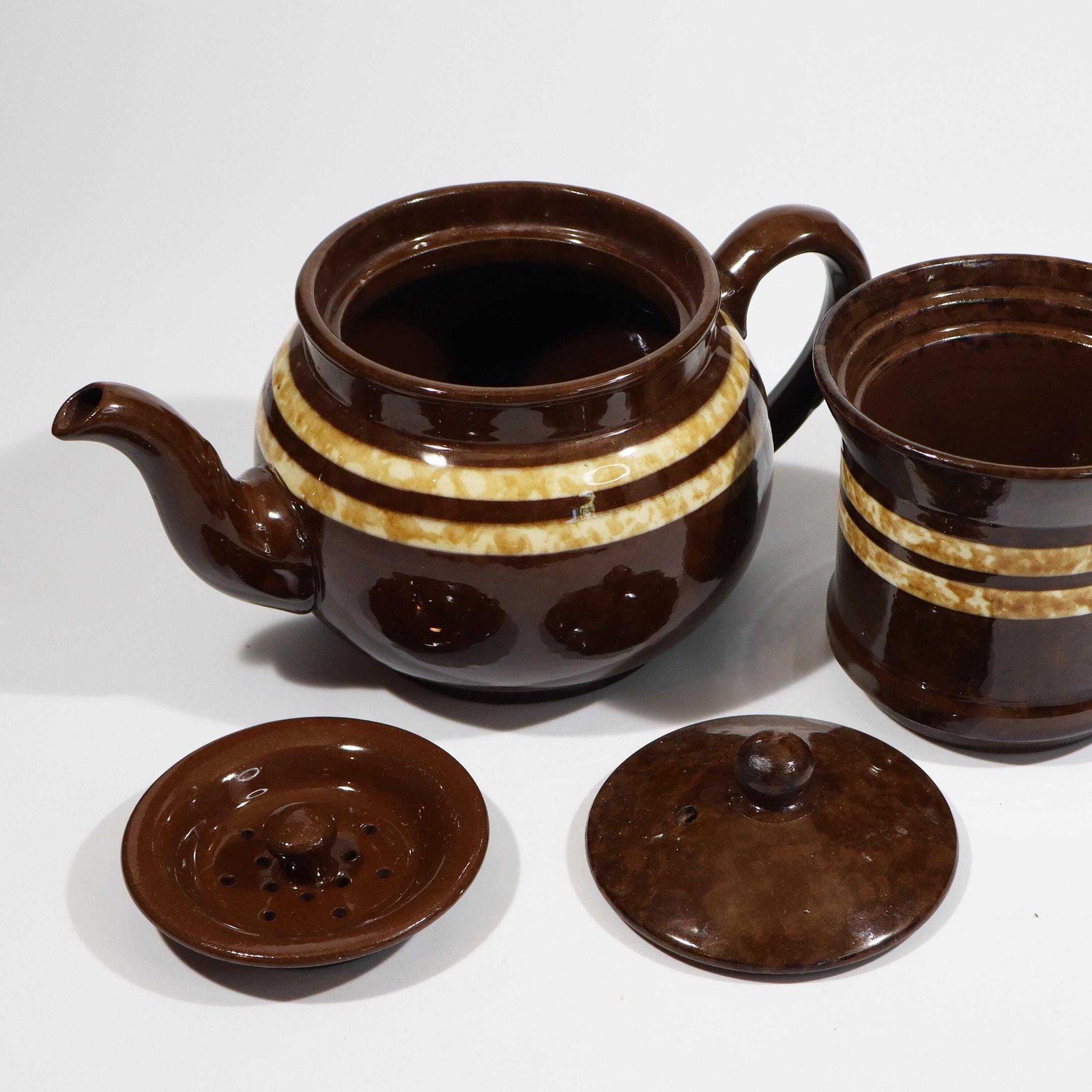 photo vinterior Cafetière vintage marron et crème avec filtre Villeroy & Boch Luxembourg