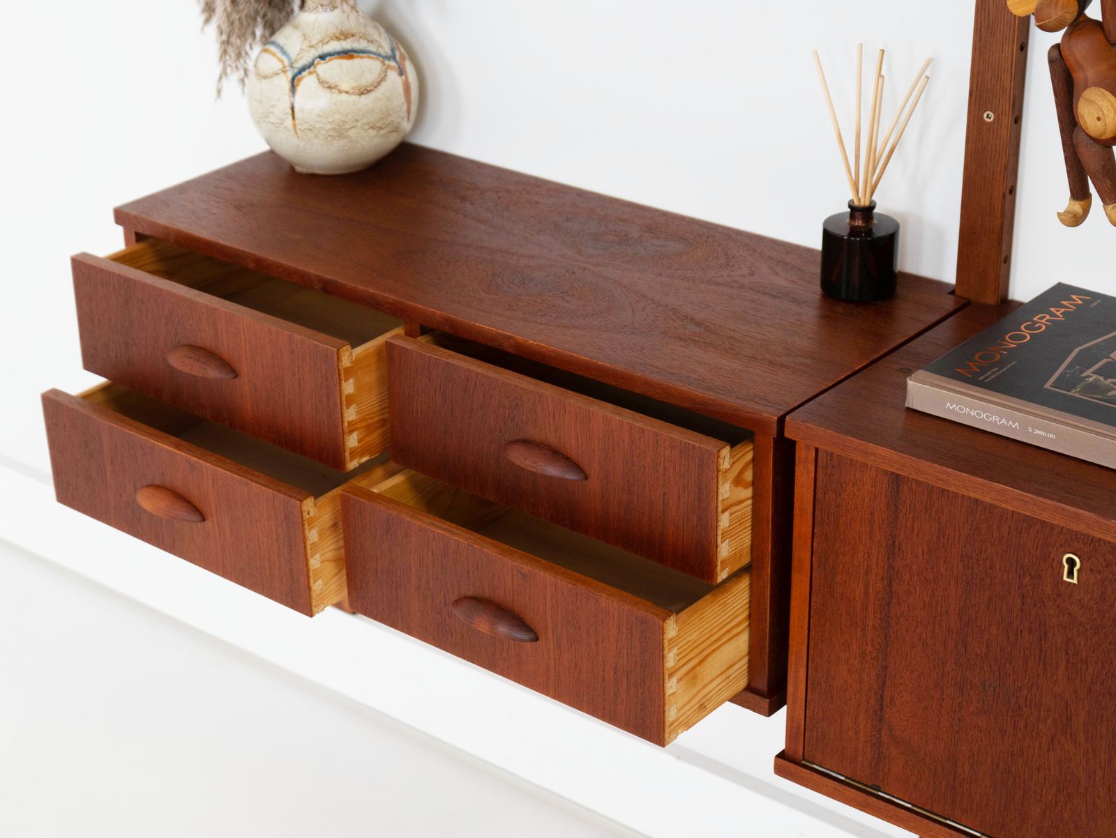 photo furniture Teak Modular Shelving Unit, Danish Design, 1960s, Made In Denmark