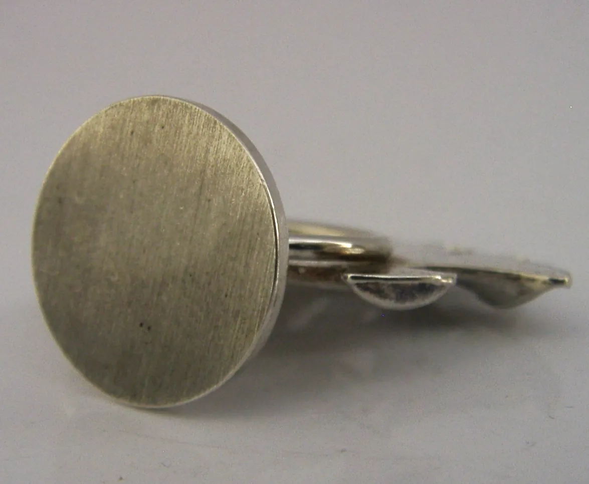 Menuhouder in Sterling Zilver met Muzikaal Thema, Birmingham 1994, Novelty photo 74.0