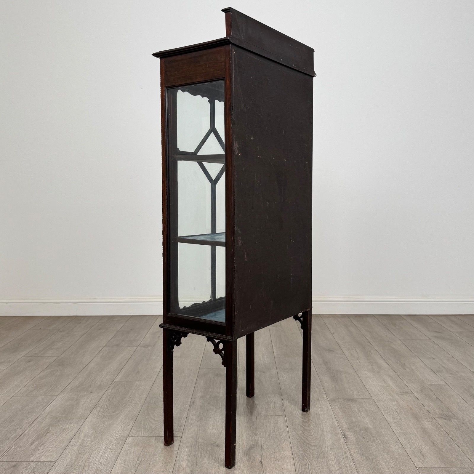 Antique 20th Century Small Edwardian Display Cabinet ( Af 6054 ) photo 495.0