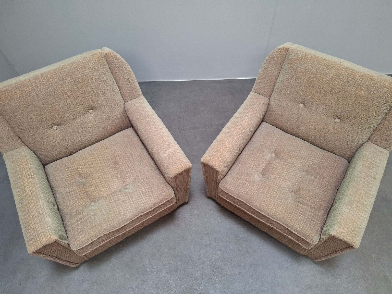 Meubels Paar Wiberg Mid-Century Modern fauteuils van Up Závody Rousínov, 1980 photo