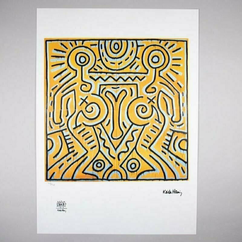 Keith Haring, Untitled, jaren 1980, Lithografie