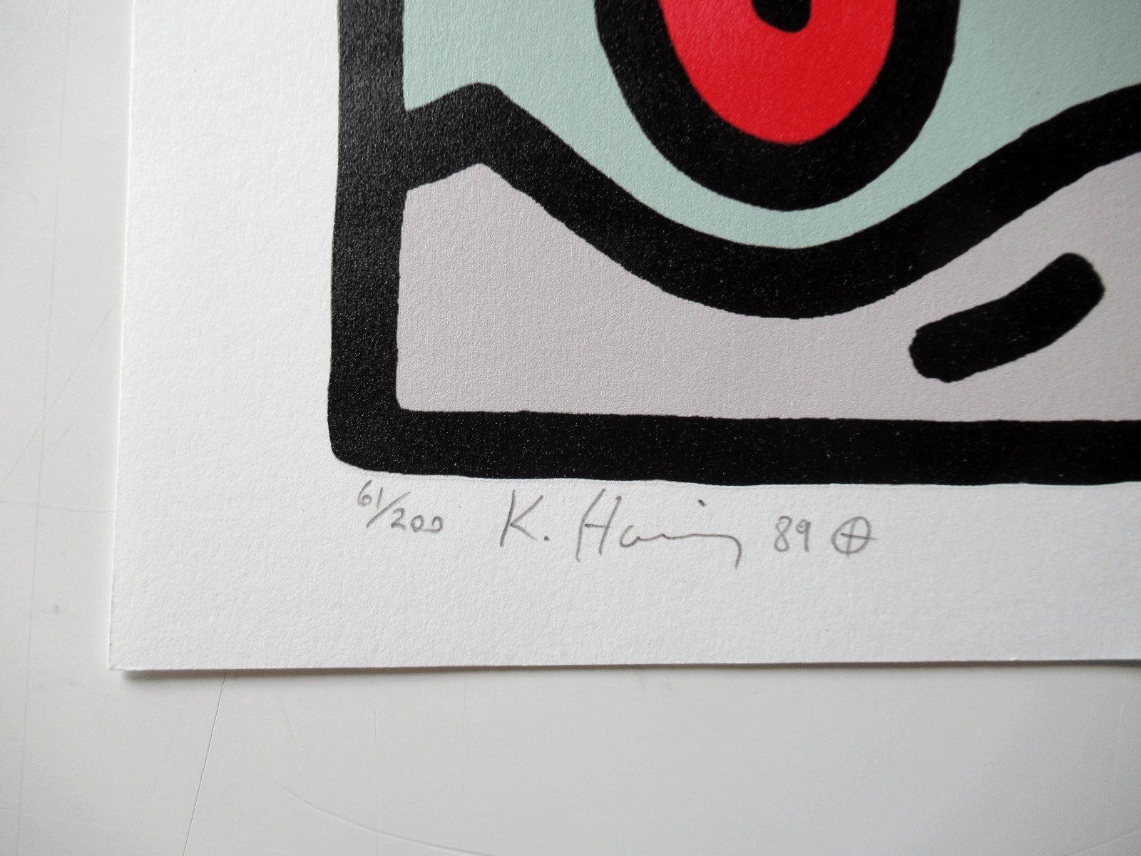 Naar Keith Haring, Pop Shop, met de hand gesigneerde print | Pop Art photo for sale