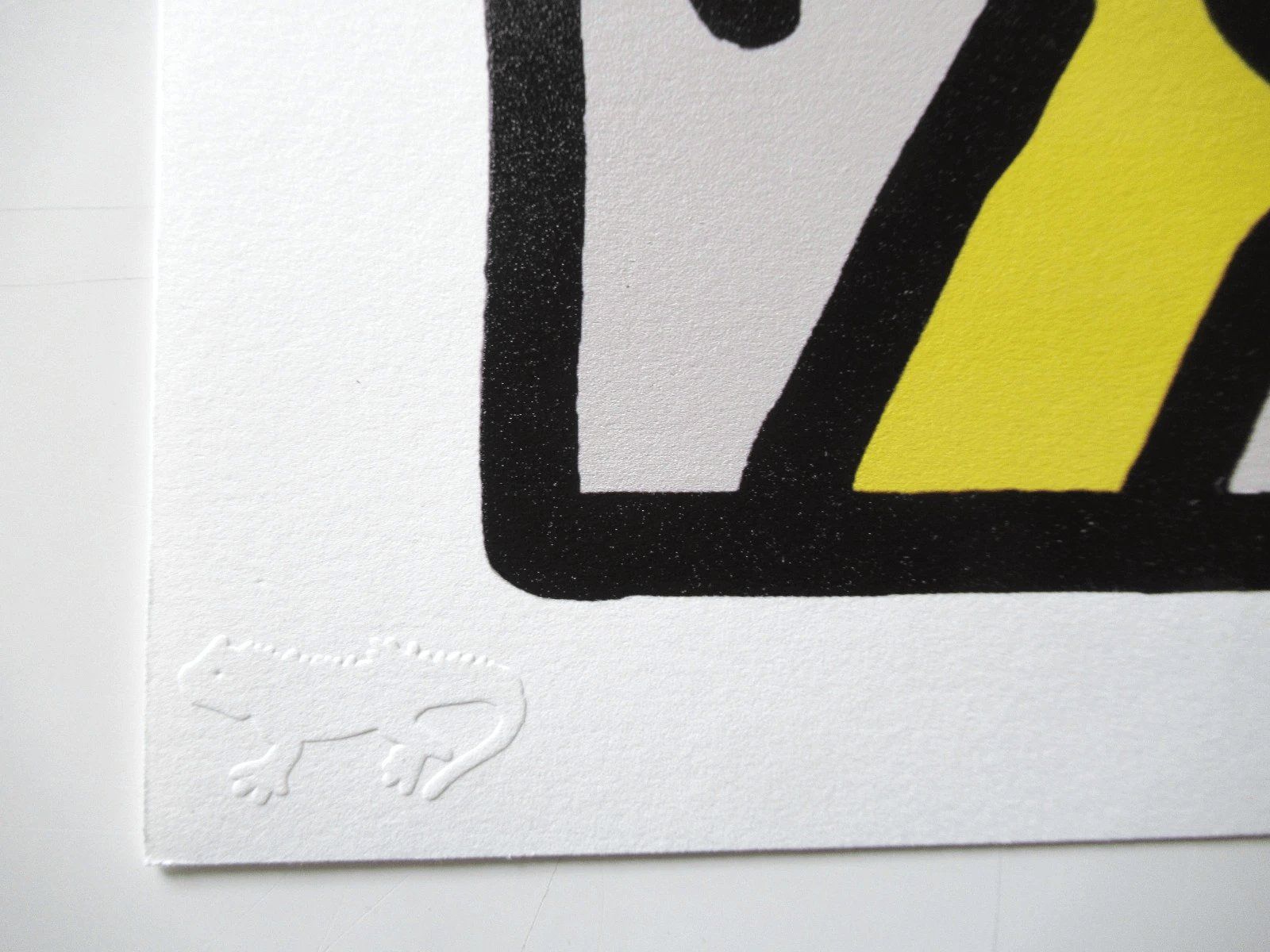 Naar Keith Haring, Pop Shop, met de hand gesigneerde print | Pop Art photo Kunst