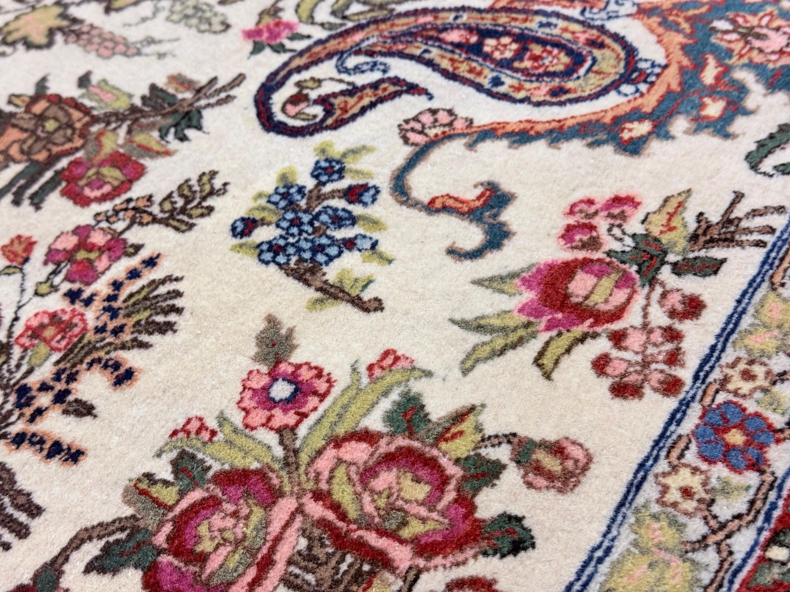 Textiles Tapis turc Arbre de Vie noué à la main, 134 × 196 cm, laine et coton photo