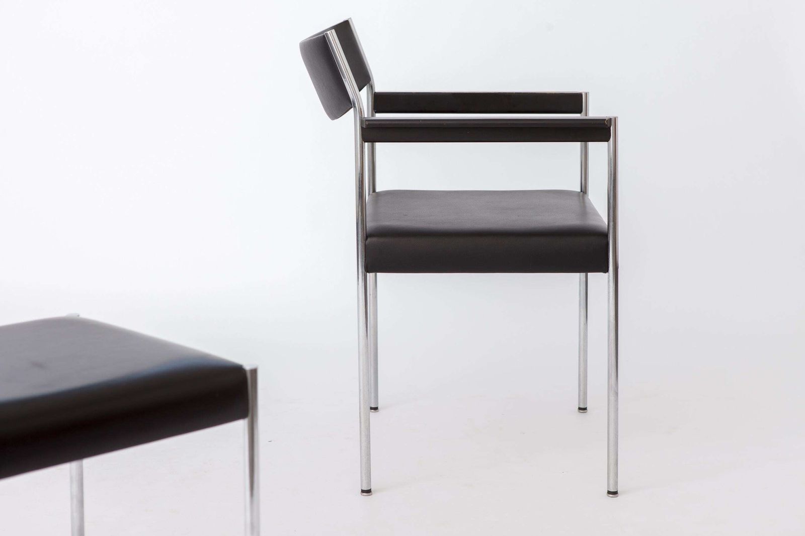 Edlef Bandixen Armchair & Stool For Kusch + Co | Bauhaus Lounge Set | Germany, 1970s photo buy