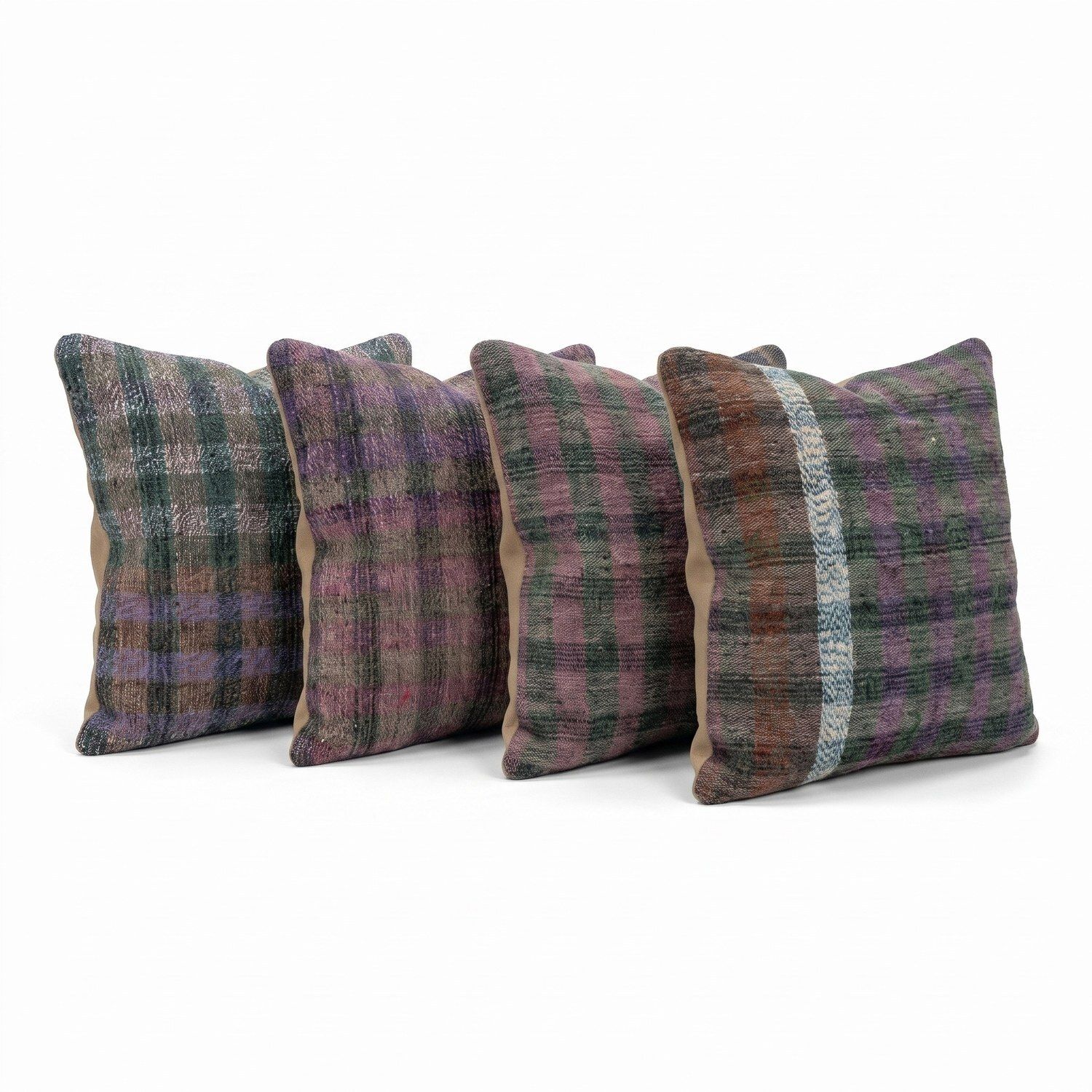 Oushak Kilim Pillow Cover 40 X 40 Cm   Set Of Four photo furniture