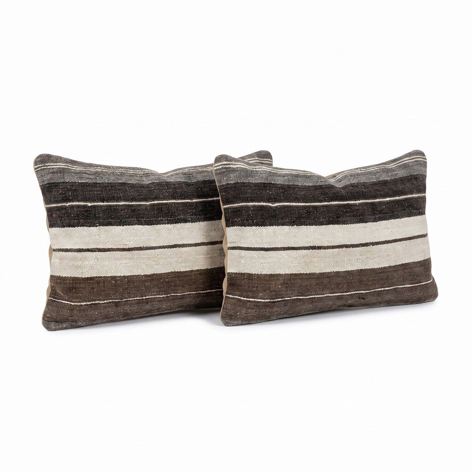 Oushak Kilim Lumbar Kussenhoes 40 x 60 cm, Set van Twee photo furniture
