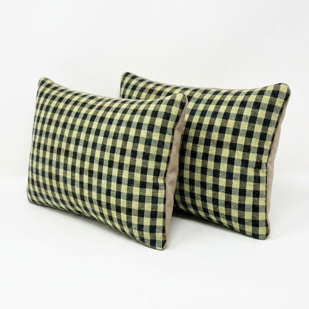 Oushak Kilim Lumbar Kussenhoes 40 x 60 cm, Set van Twee photo furniture