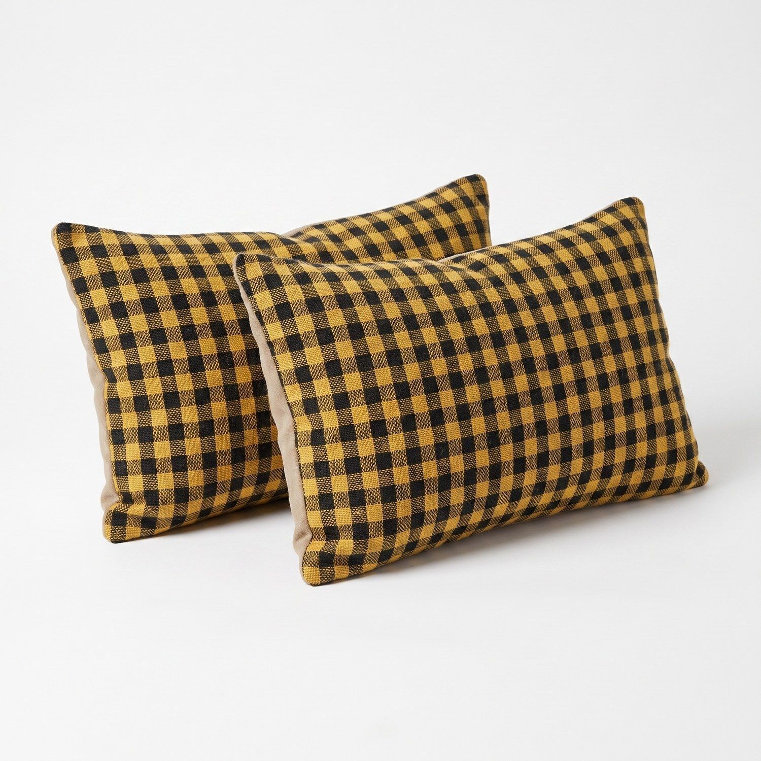 Housse de coussin lombaire kilim bohémien 40 x 60 cm, lot de deux photo for sale