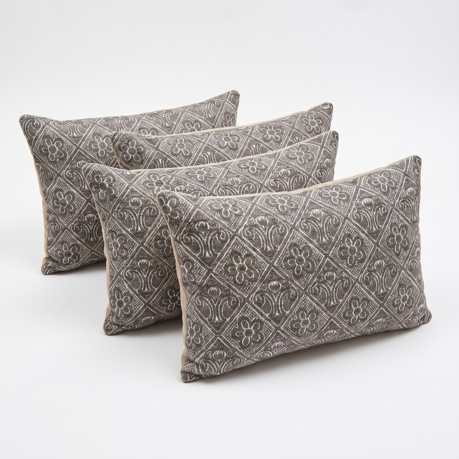 Turkische wollen kilim lendenkussenhoes 40 x 60 cm, set van vier photo furniture