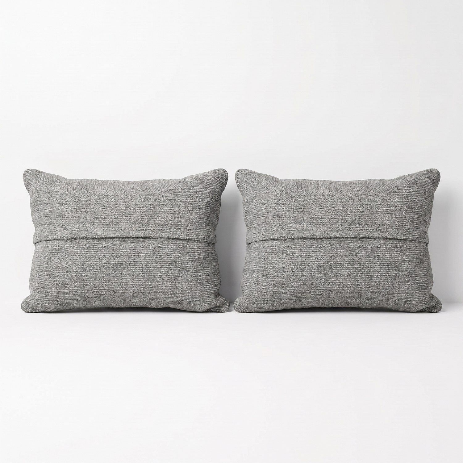 Turkische Oushak Vloerkleed Lumbarkussenhoes 40 x 60 cm, Set van Twee photo Textiel