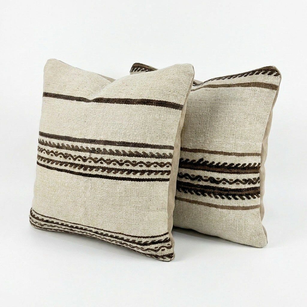 Turkish Kilim Pillow Cover 48 X 49 Cm   Set Of Two photo furniture
