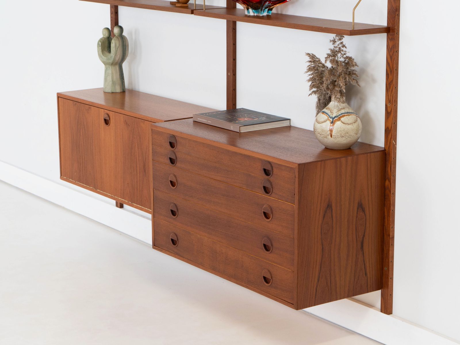 Teakhouten Modulaire Kast, Deens Design, jaren 1960, Ontworpen Door Rud Thygesen & Johnny Sørensen, Geproduceerd Door Hg Furniture photo 2229.0