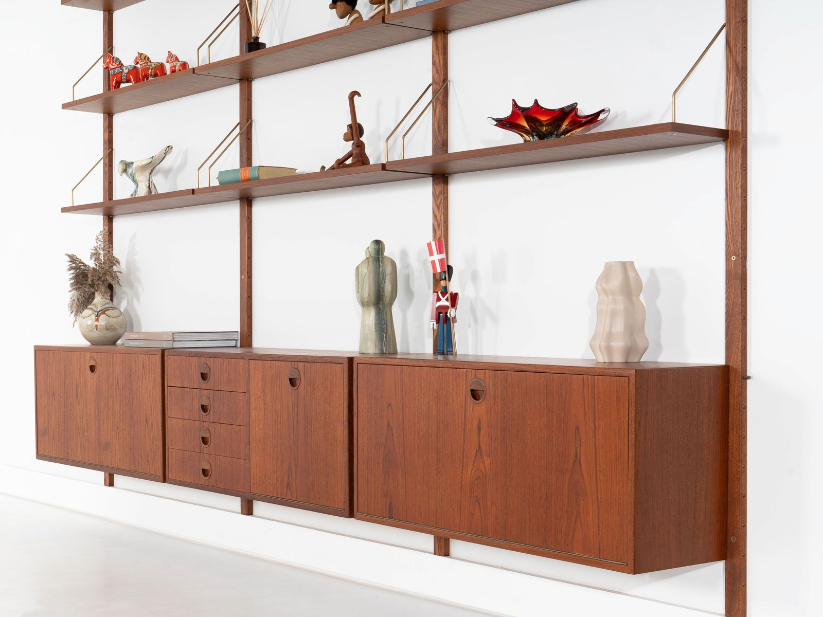 Teak Modular Shelving Unit, Danish Design, 1960s, Designed By Rud Thygesen & Johnny Sørensen, Manufactured By Hg Furniture photo 3319.0