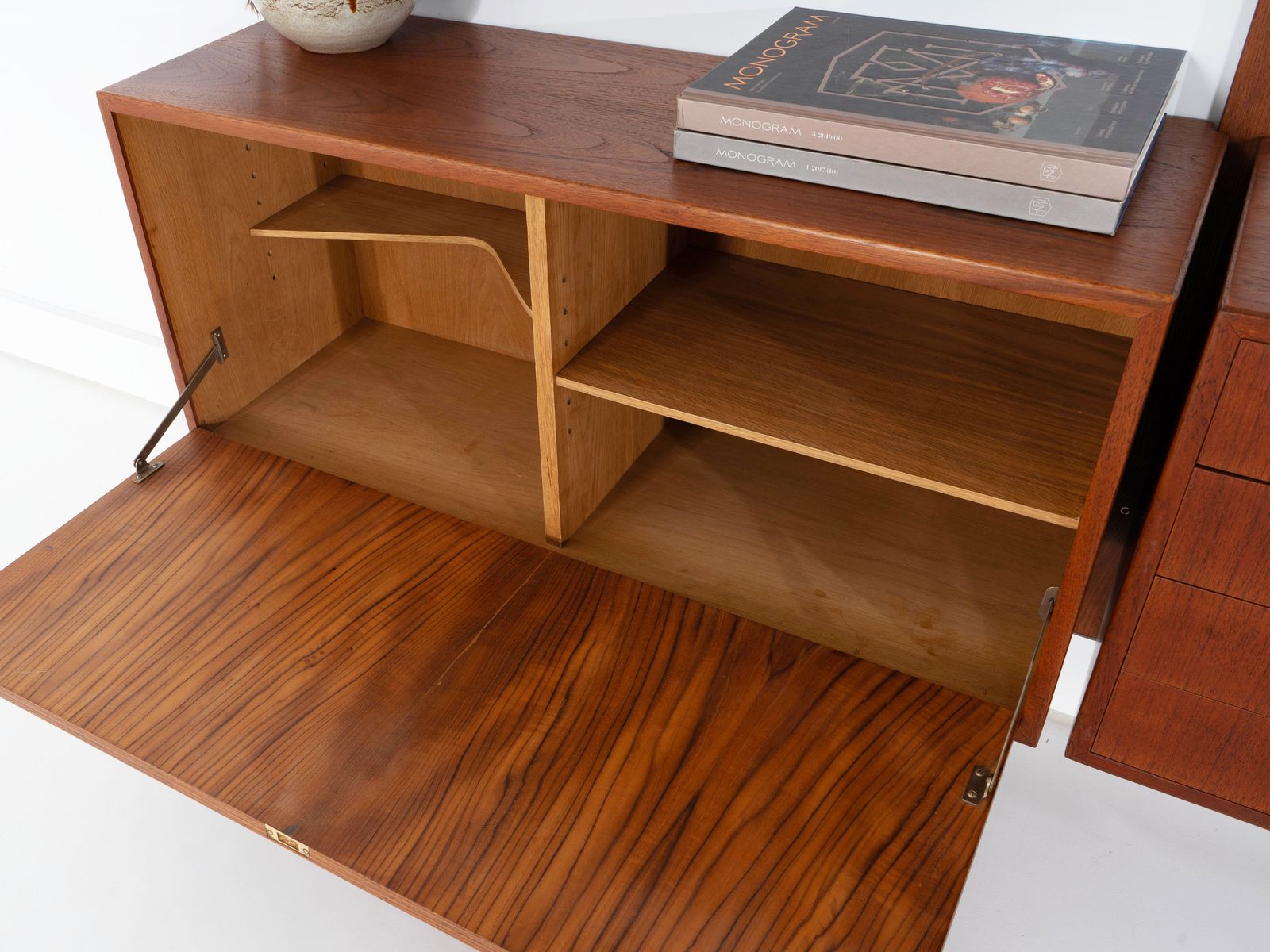 3319.0 Teak Modular Shelving Unit, Danish Design, 1960s, Designed By Rud Thygesen & Johnny Sørensen, Manufactured By Hg Furniture photo