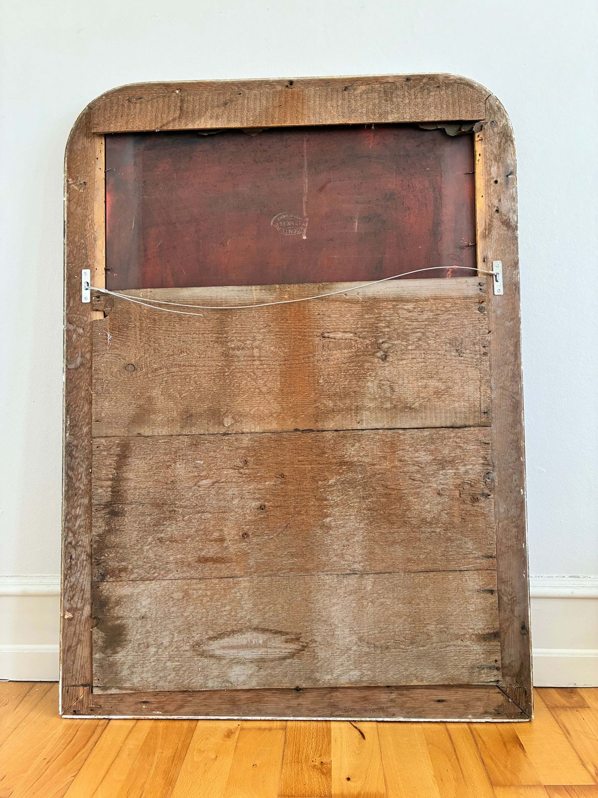 Woonaccessoires Grote antieke Franse Louis-Philippe spiegel in verguld hout - eind 19e eeuw photo