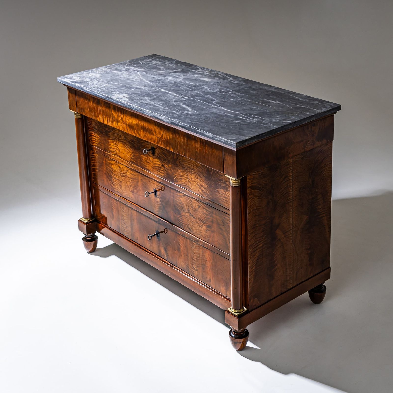 Pair Of Chests Of Drawers With Marble Tops, Italy, Circa 1820 photo Furniture