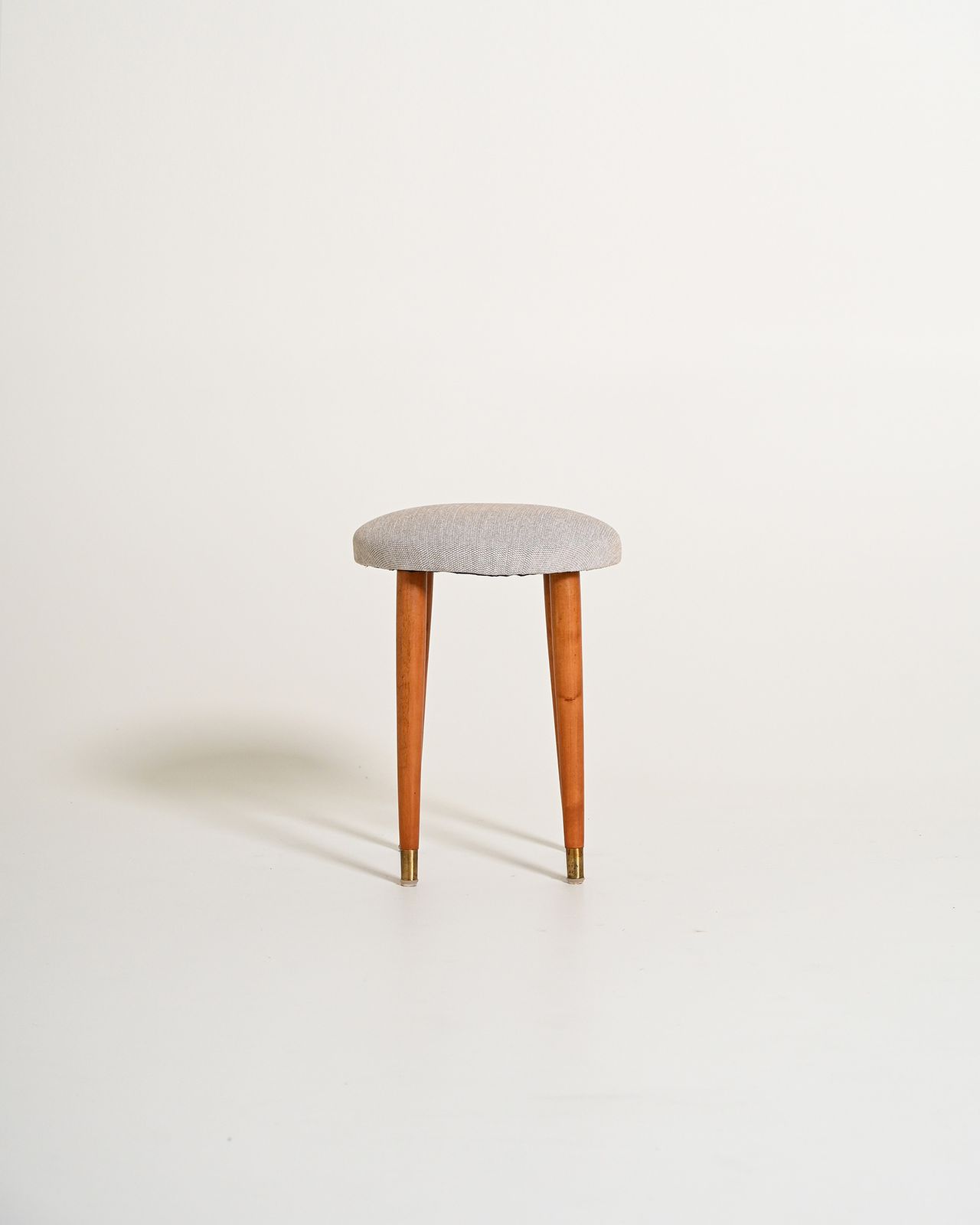 Scandinavian Teak Stool, 1950s