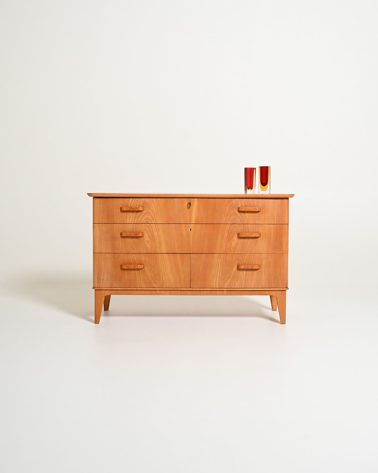 Scandinavian Chest Of Drawers In Elm Wood, 1950s photo furniture
