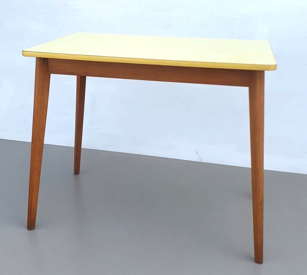 Vintage Mid Century Formica Kitchen Table photo Furniture