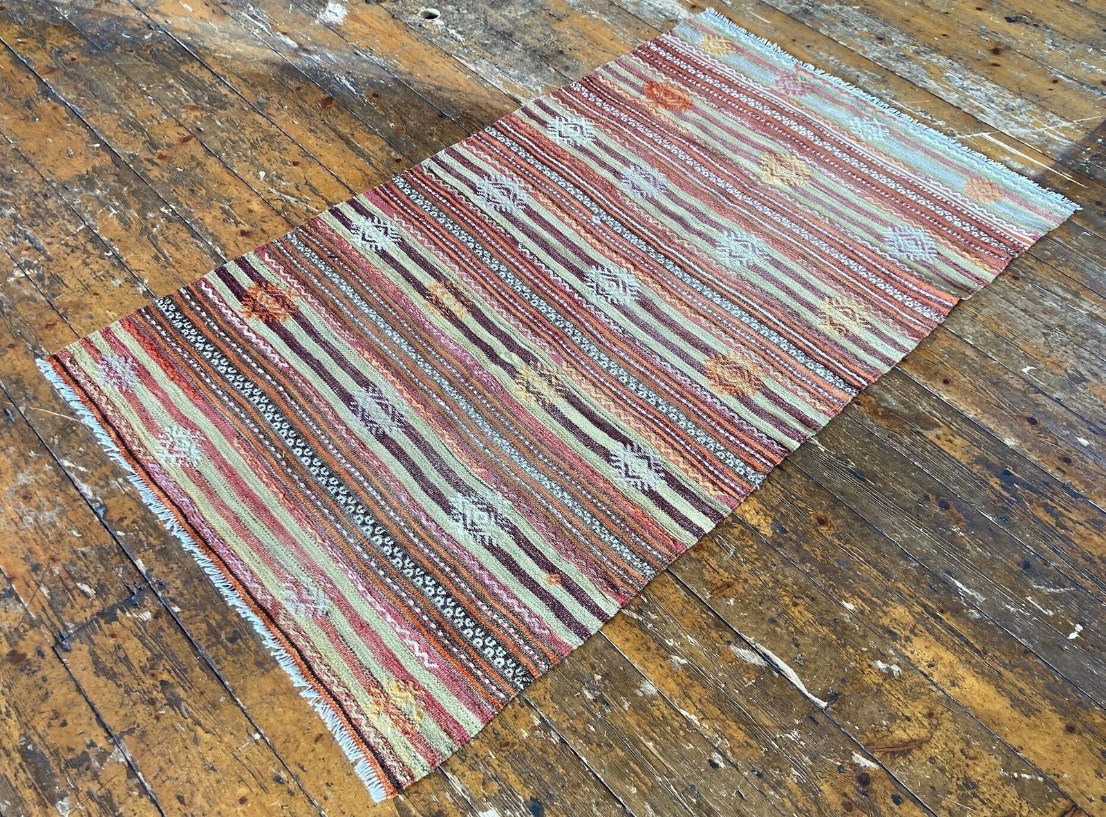 Vintage Anatolisch kilim 1,50 m x 0,87 m photo 370.0