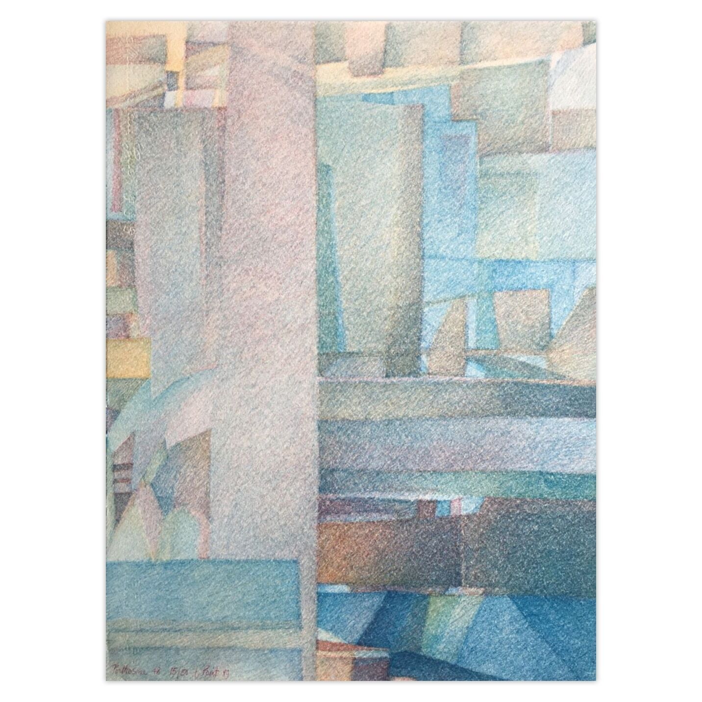 Georges Point Signed Lithograph Portkosme 46  1987