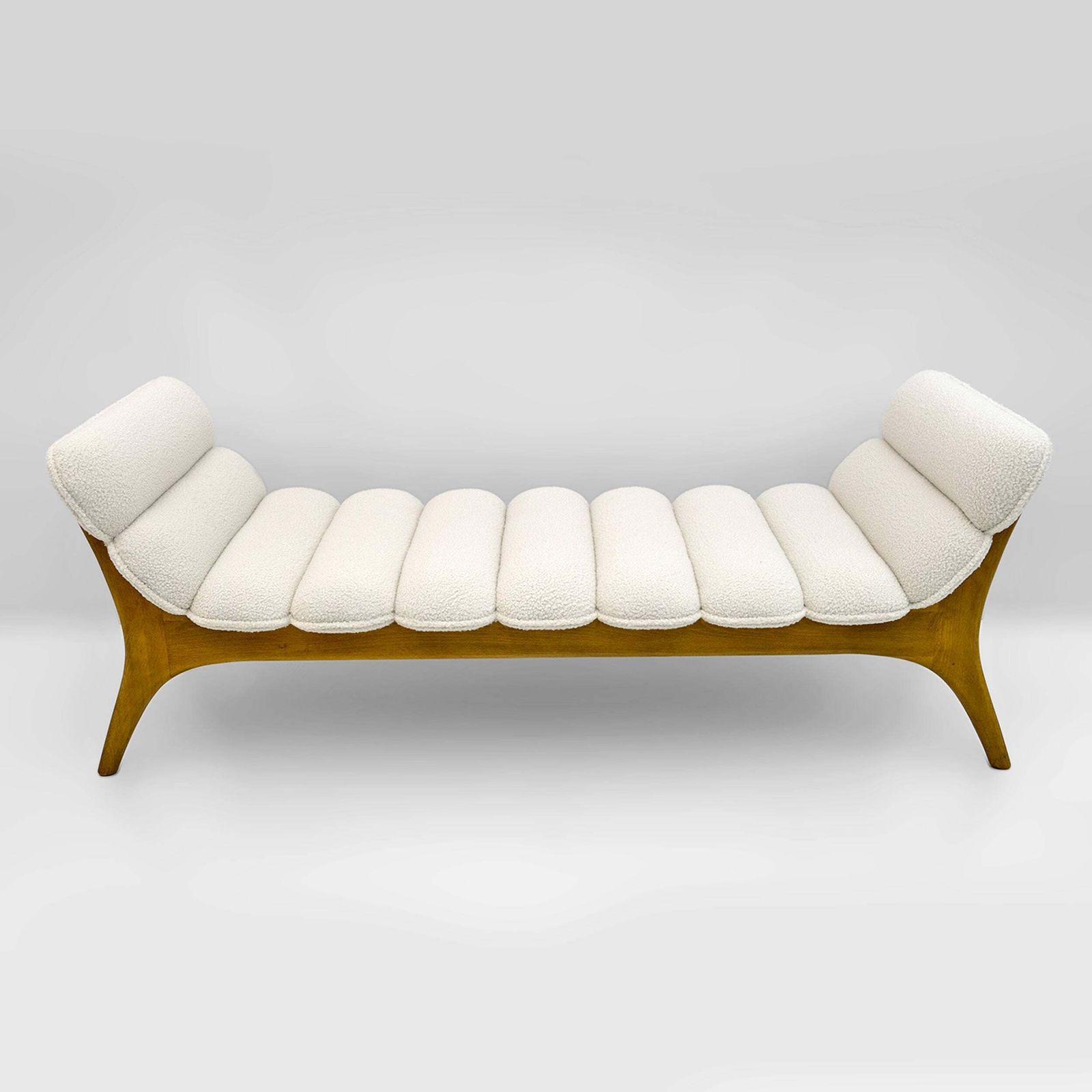 Adrian Pearsall Mid-Century Modern Walnut Chaise Longue by Craft Associates photo vinterior
