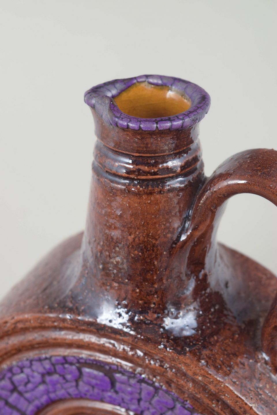 Carafe à vin Bitossi en terre cuite émaillée, années 1960/70 photo for sale