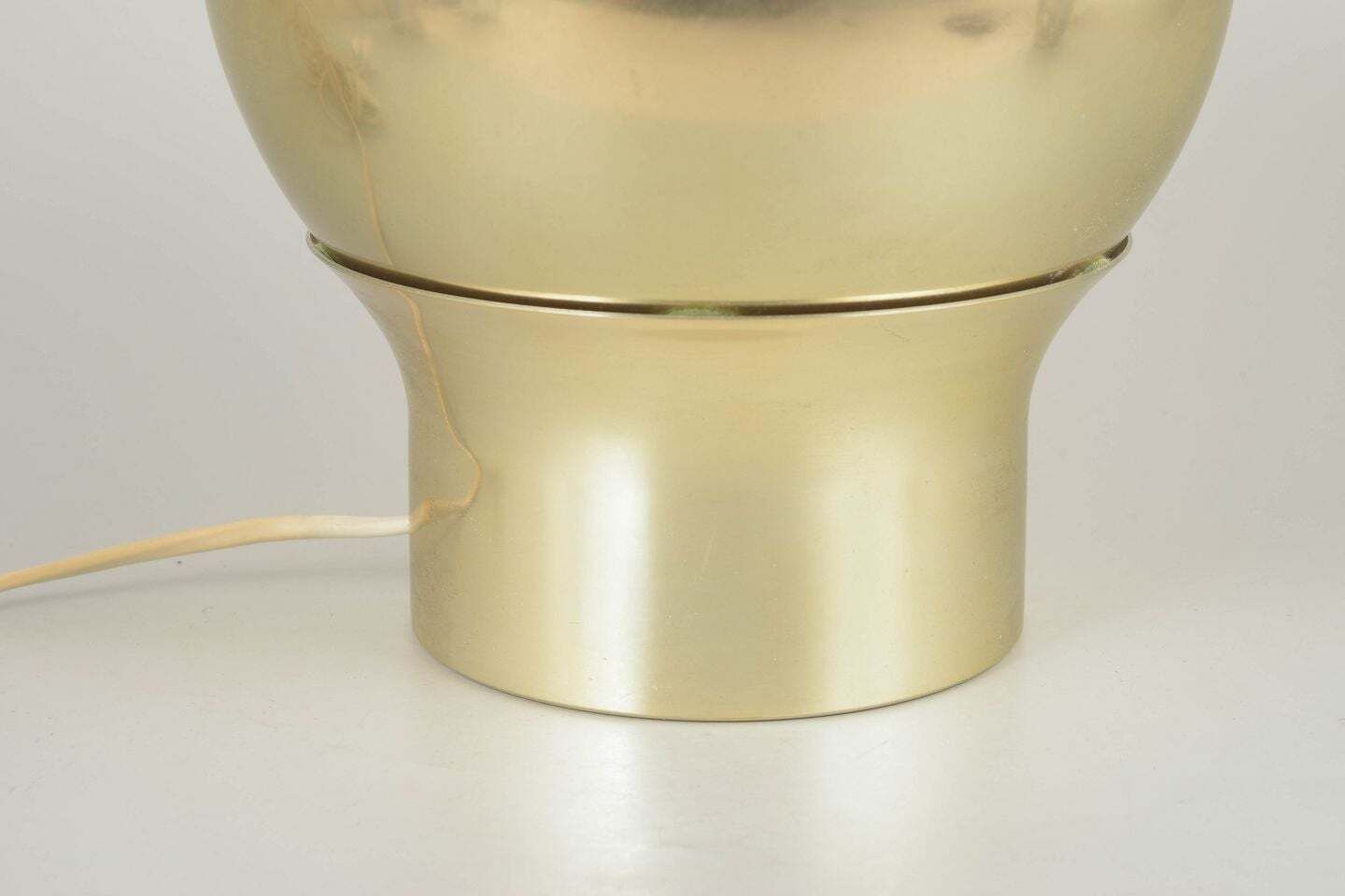 Lenart Centervall For Hemi, Sweden. "Klot 3" Table Lamp In Aluminium, 1975. photo for sale