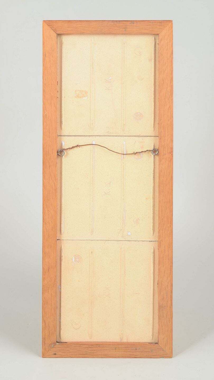 Yngvor Blomström voor Tilgmans. Keramische wandplaquette met vrouwenfiguur. Jaren 1950/60 photo Kunst