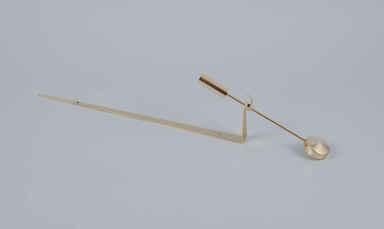 Pierre Forssell voor Skultuna. Een paar wandgemonteerde kandelaars in messing. photo furniture