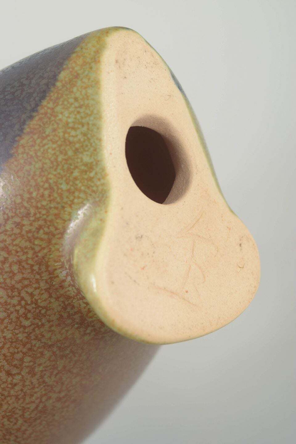 Figurine en grès Knud Basse, Bornholm, Danemark, oiseau, années 1960 photo 594.0