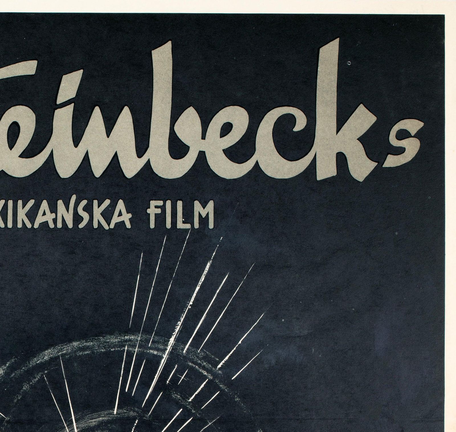 Affiche de cinéma suédoise La Perla C1947, Gösta Åberg photo Art