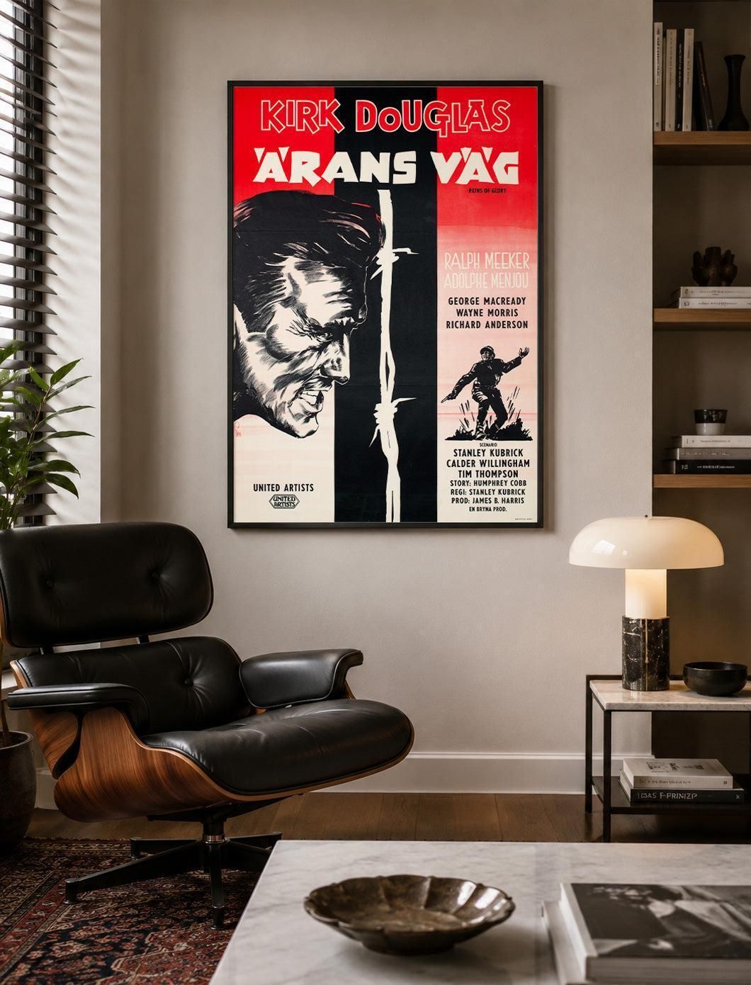 Paths Of Glory 1957 Zweedse filmaffiche, Gösta Åberg photo furniture