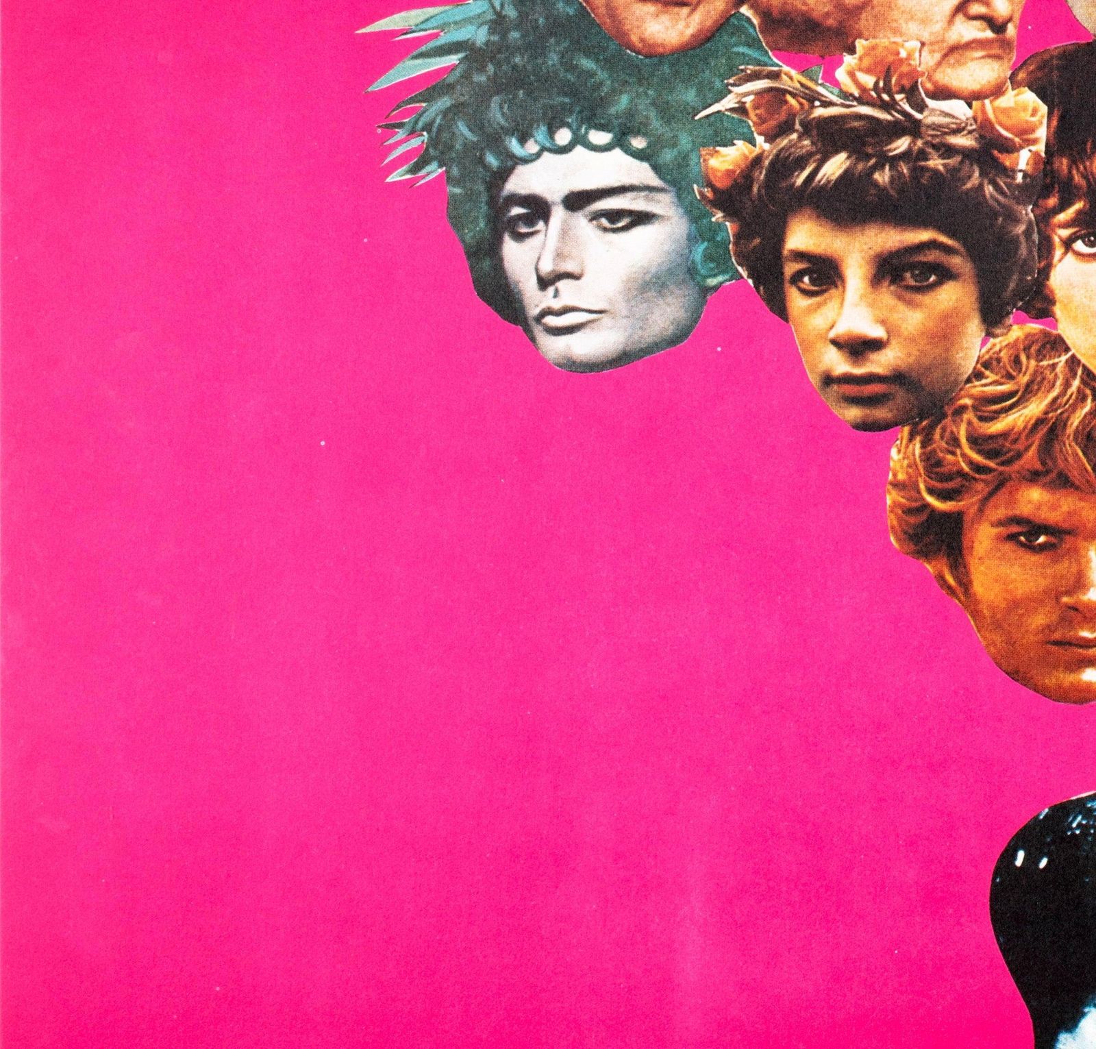 Fellini Satyricon 1969 Swedish Film Poster photo 845.0