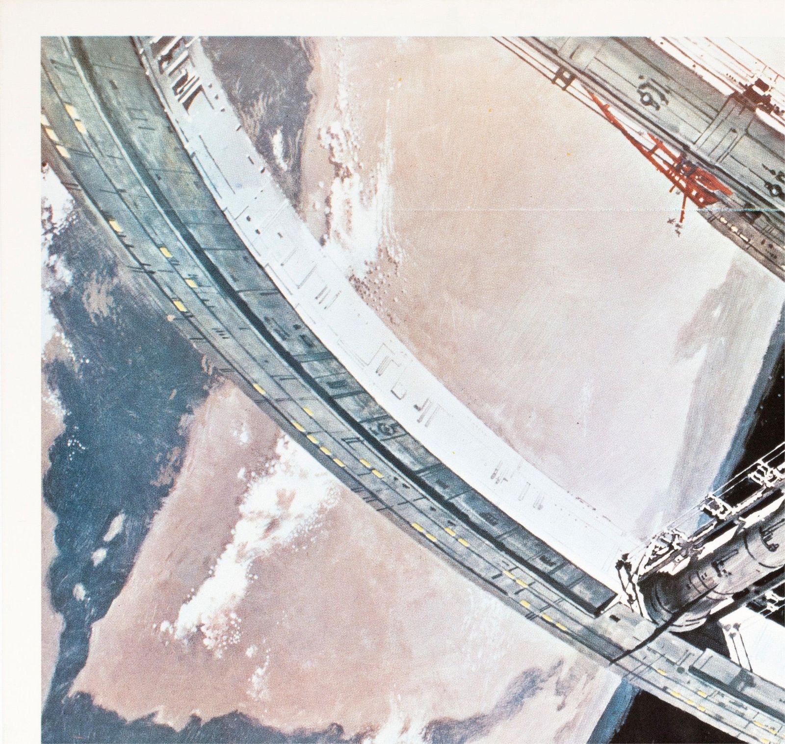 2001 A Space Odyssey 1968 Zweedse Filmposter, Bob Mccall photo for sale