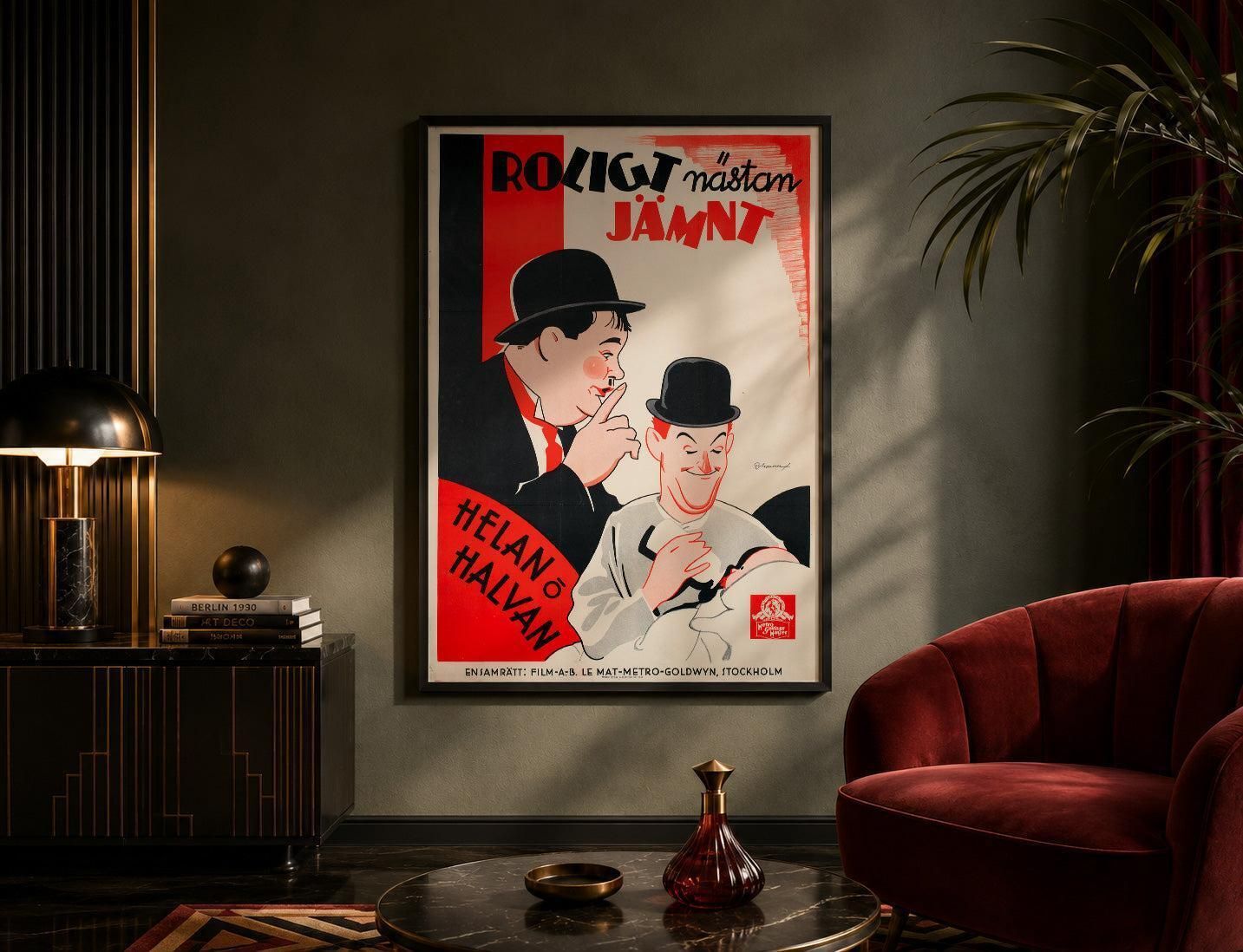 Laurel And Hardy Almost Always Funny 1933, Eric Rohman photo furniture