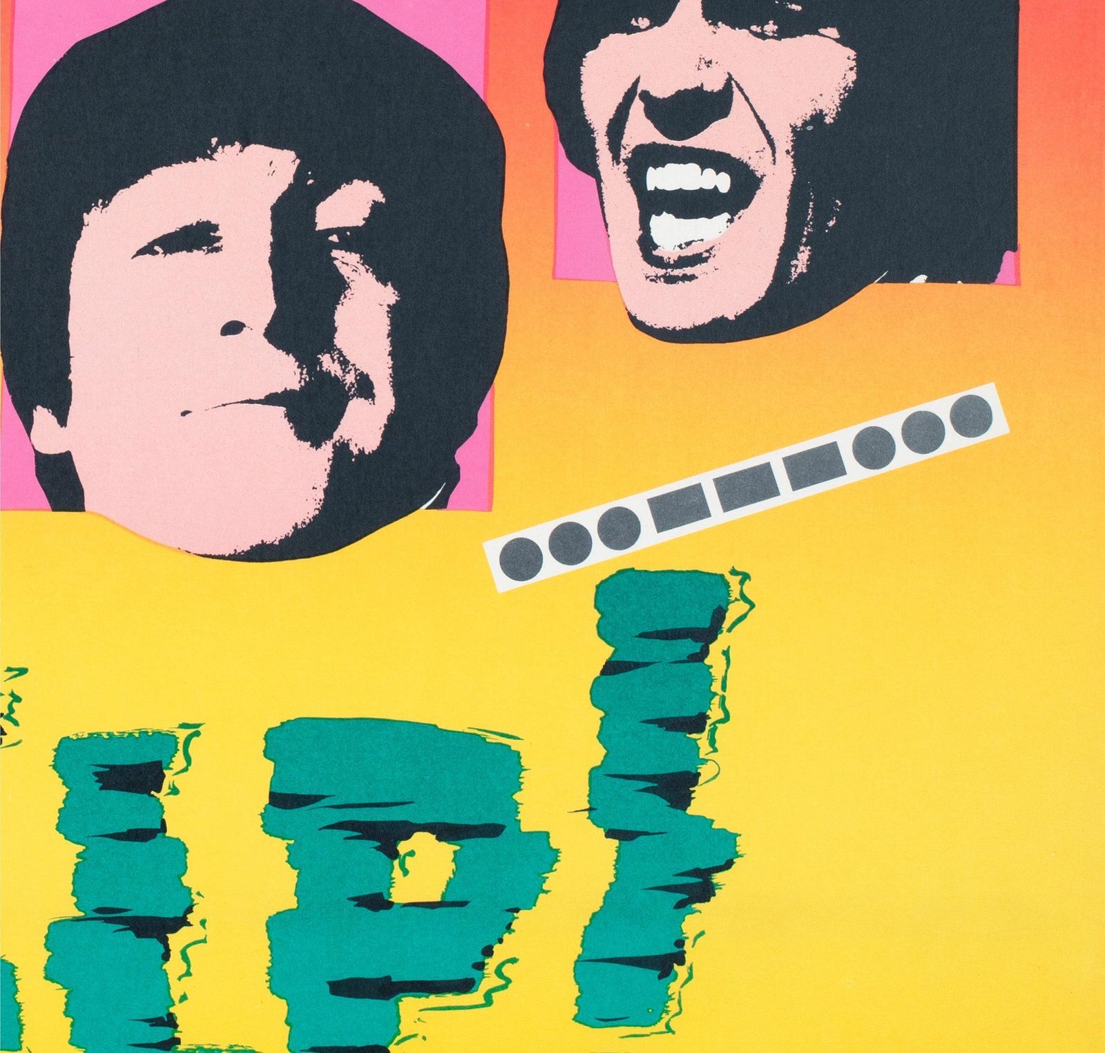 Help 1965 Zweedse filmaffiche photo vinterior