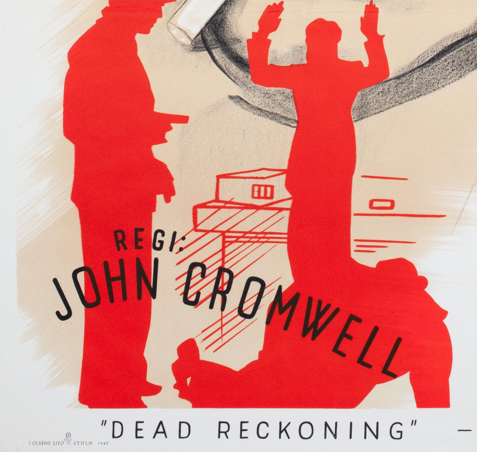 Dead Reckoning 1947 Zweeds filmaffiche, Eric Rohman photo buy