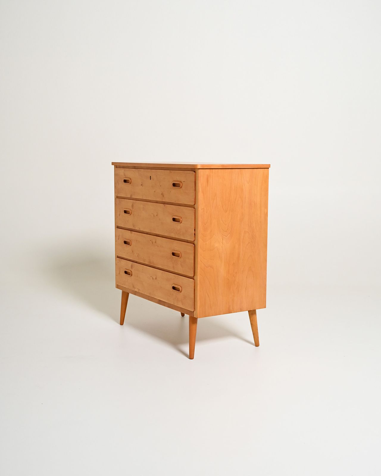 Scandinavische Berken Ladekast, jaren 1950-1960 photo for sale