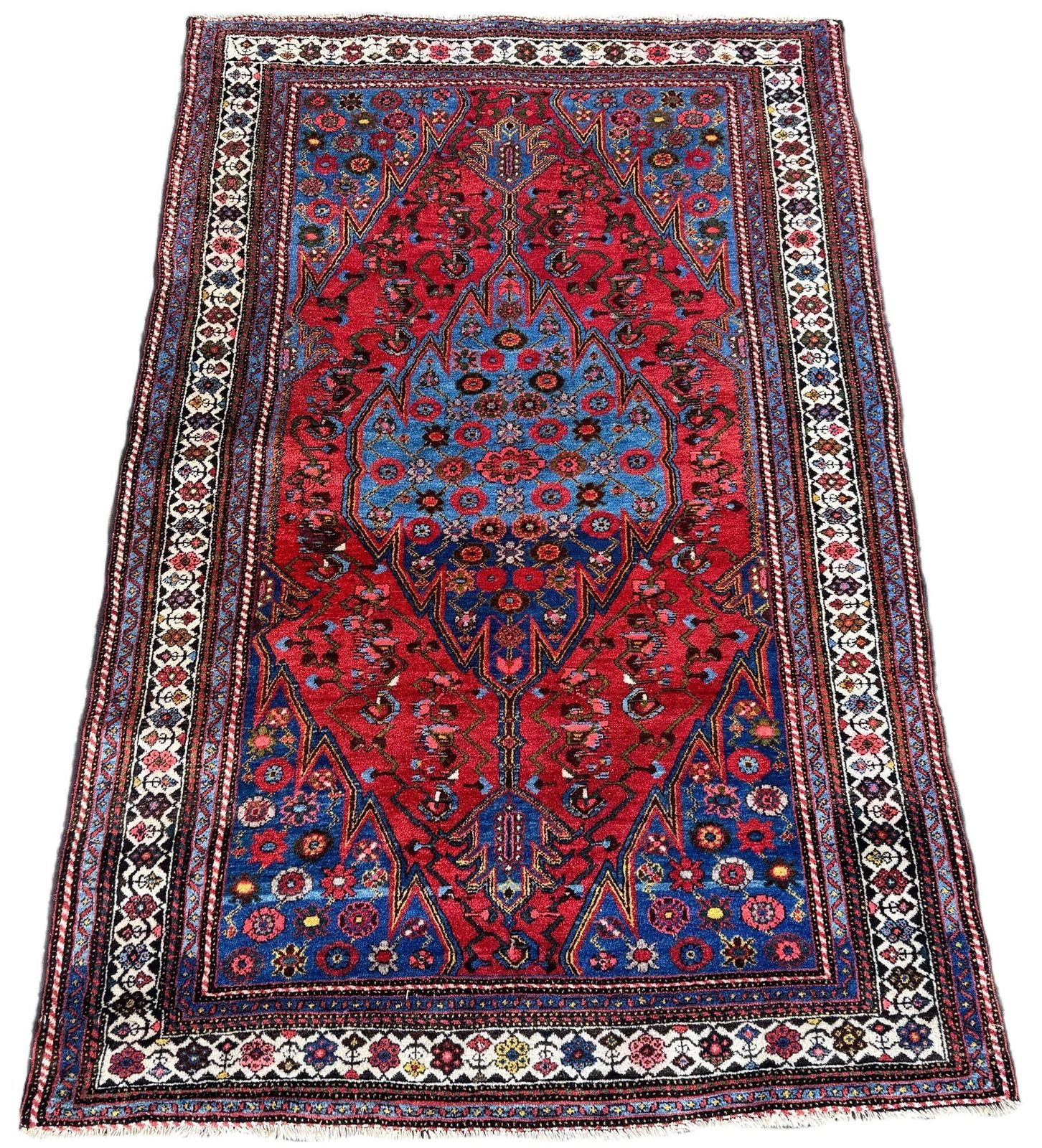 Antique Hamadan Rug 1.96m X 1.30m photo furniture
