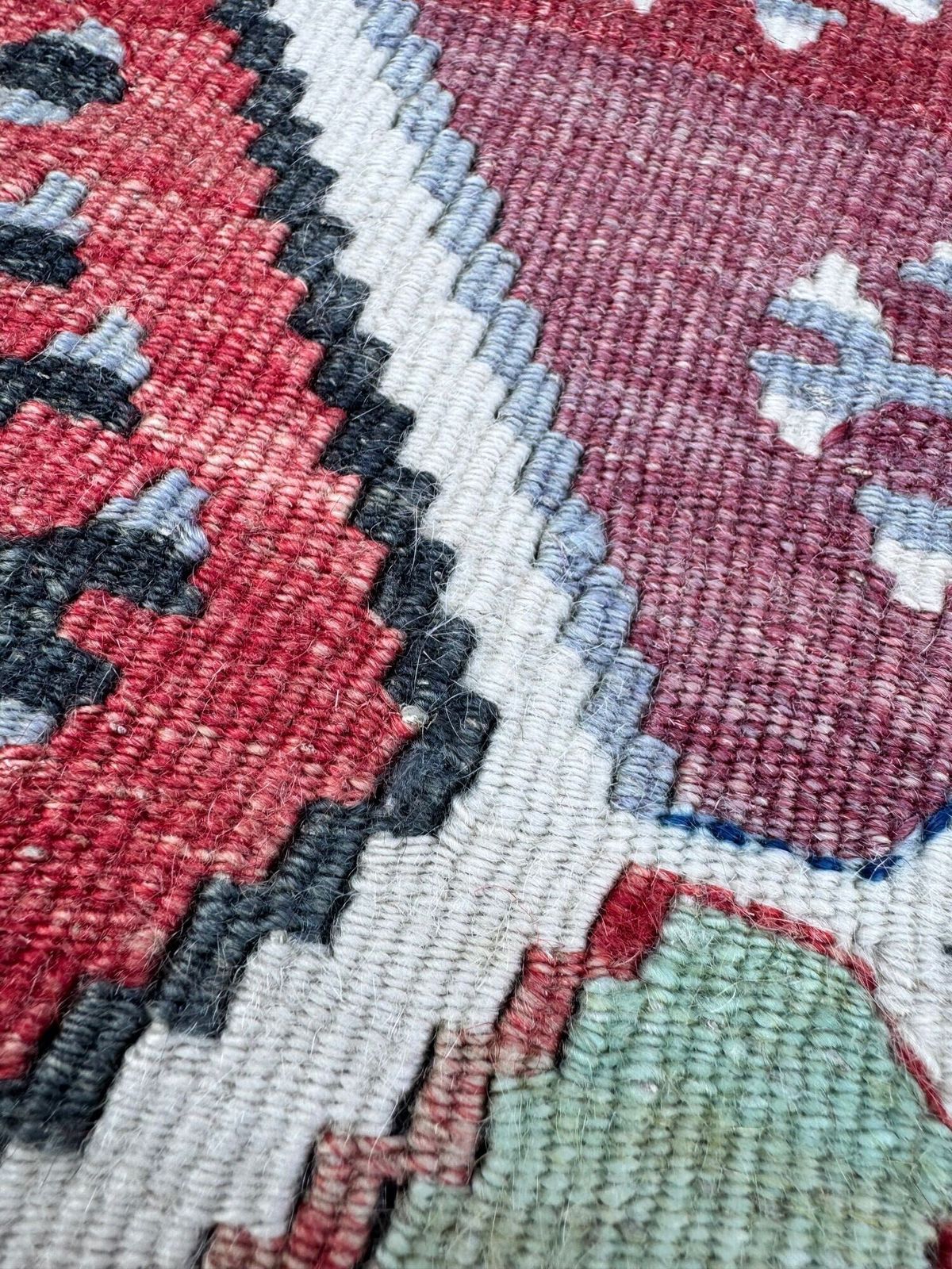Kilim Kruk 1,03m x 0,47m x H0,38m photo vintage