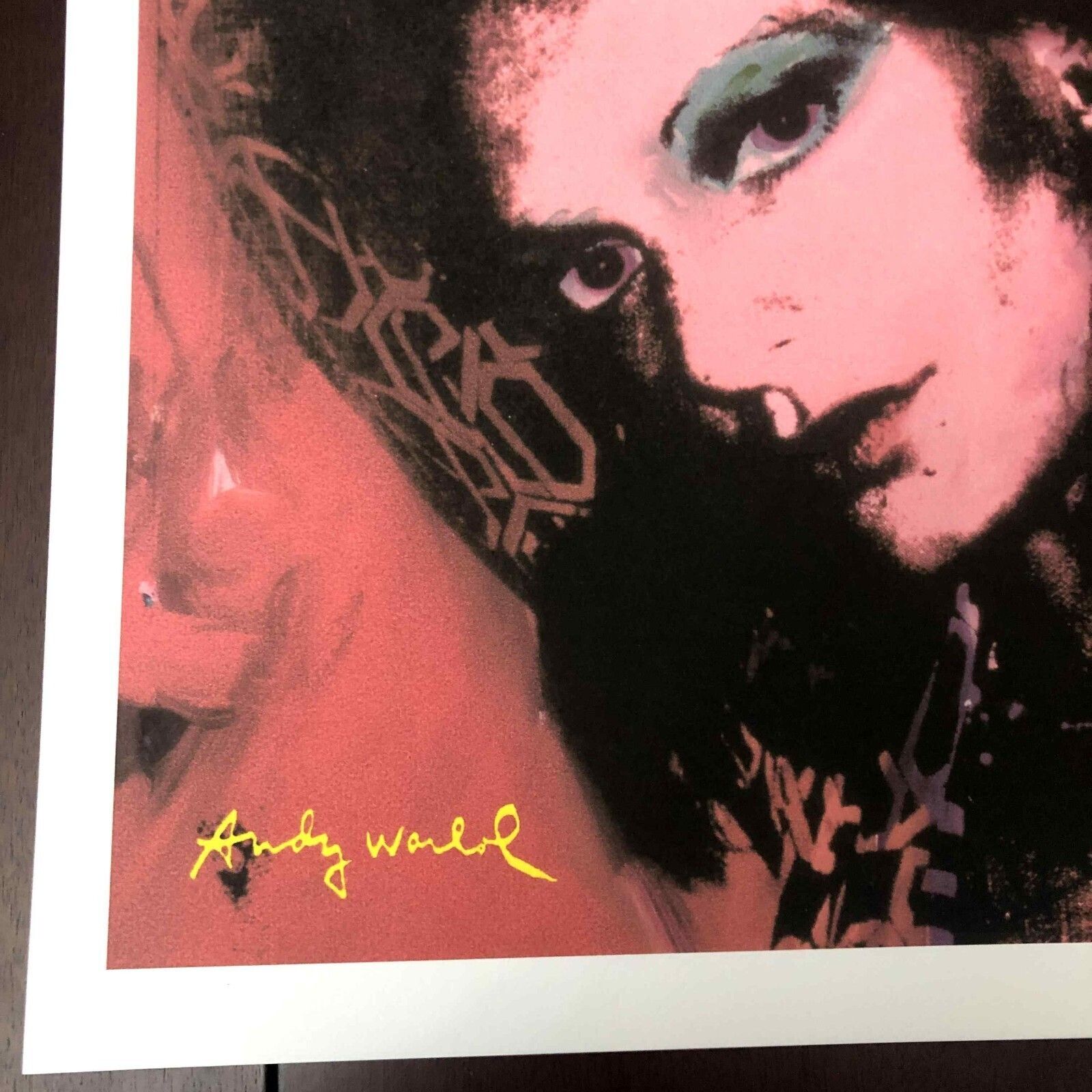 Andy Warhol Lithografie 50x50 cm Nieuwe Cmoa Editie Met Certificaat photo vintage