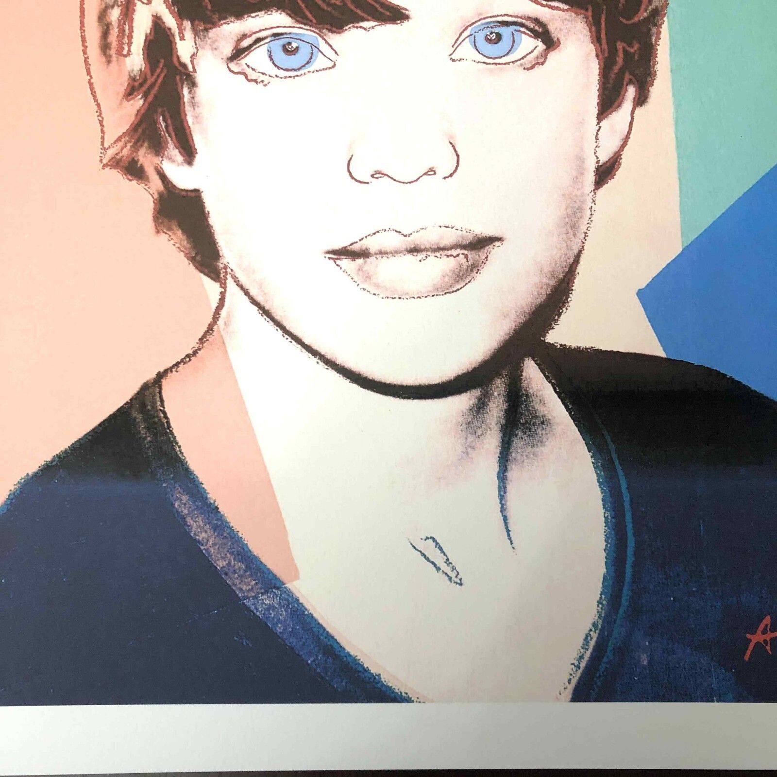 photo furniture Andy Warhol Lithografie 50x50 cm Nieuwe Cmoa Editie Met Certificaat